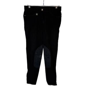 ROMFH Equestrian Apparel Size 28R Breeches Pants DryTec Stretch Riding Black